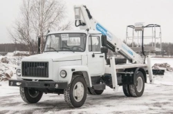 Hydraulic Aerial Work Platform AГП-22Т GAZ-33098 22M 80/250/300KG
