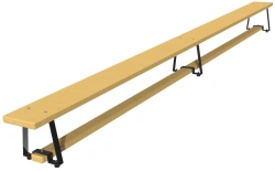 Durable Gym Bench with Metal Frame