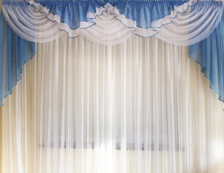 Synthetic Fiber Lambrequins for Elegant Home Decoration