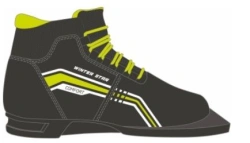 Winter Star Comfort Ski Boots Black (Neon Lime Logo) NN75