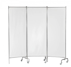 Mobile Three-Section Screen with Polymer Panels - "Oka-Medik