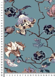 Melange Knitted Fabric (PE 52%, Cotton 48%) Single-Faced Fleece for Garments