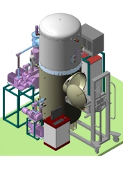 Vertical Vacuum Resistance Electric Furnace B-5.5.E-12SV-IVT-F