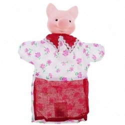 Pig Puppet Glove for Storytelling and Play