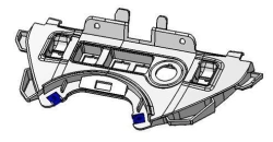 Central Switch Cover Assembly for Vehicles M1 and N1 - 96809319ZD