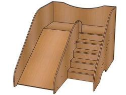 Corner Slide for Preschool Play - Model M102