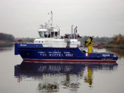 Fire Tugboat for Ship Towing and Oil Spill Response - TG-17