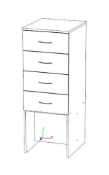 Reader Registration Forms Cabinet for Organizing Documents