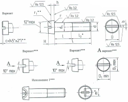 Cylindrical Head Bolts OST 1 31140-80