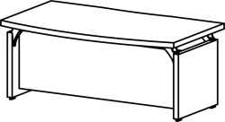 Executive Writing Desk Blackwood Series 12 101