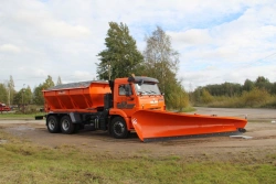 All-Season Road Maintenance Machine MKDU-1 on KAMAZ 65115-RR Chassis