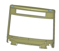 Front Panel for LiAZ 6274 Bus, Component 6274-5301016