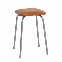 Metal Frame Stool by Bashkir Furniture Factory