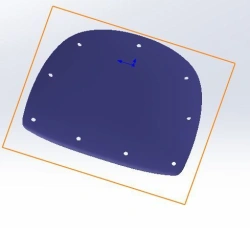 Vacuum Formed Plastic Cushion Assembly 5299-403-6830010-11