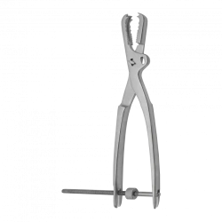 Powerful Straight Tube Bone and Rib Holder 260 mm TD-05-163-26