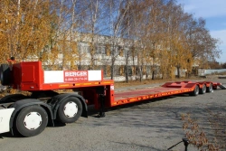 9853 Semi-Trailer with Metal Platform and Pneumatic Suspension Models 9853-0000010-03, 04, 05, 06, 07