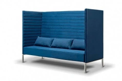 Max Model Straight Sofa with High Partition