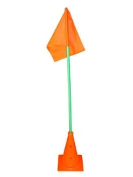 Conical Training Pole with Flag for Sports Exercises