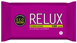 Refreshing Wet Wipes for Personal Hygiene RELUX (Pack of 100)
