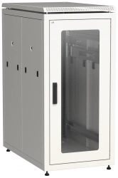19" Network Cabinet LINEA N 28U 600x1000 mm with Glass Door Model LN35-28U61-G