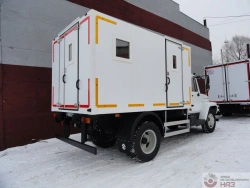 Transport Vehicle for Oil and Gas Well Maintenance Type 47121, Modification 47121E on GAZ 33098 Chassis