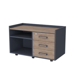 PREGO Sideboard with Dual-Color Acrylic Edge, 1000x500x610mm