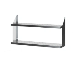 Perforated Stainless Steel Wall Shelf PNК-R-2