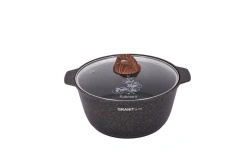 5L Aluminum Cast Frying Pot with Non-Stick Coating by Kukmara - Granit Ultra Line