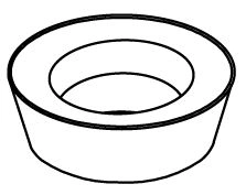 Solid Carbide Milling Insert XP05-01-Q7A N100