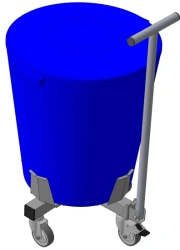 Heavy-Duty Trolley with Tank on Wheels TГ НБ-1