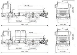 Asphalt Sprayer AGS-6312 on MAZ 63122J Chassis