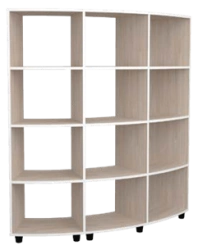 Radius Partition Rack OpShk4.3.4