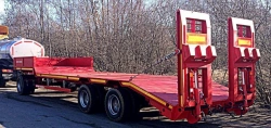 Heavy-Duty Car Trailer 83693A with Pneumatic or Leaf Spring Suspension