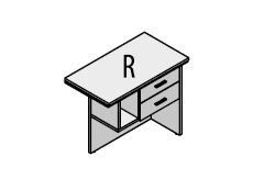 Office Wooden Furniture Extension Set "On Top