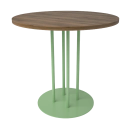 Public Dining Table ST 35 - Durable Metal Frame with HPL Surface