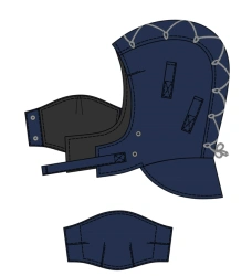 Thermal Protective Hood for Arc Flash and Low Temperature Protection, Model ENERGO NZPSH-4