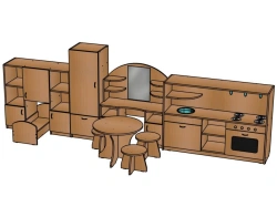 Living Room Play Furniture Set for Preschool - NIM10