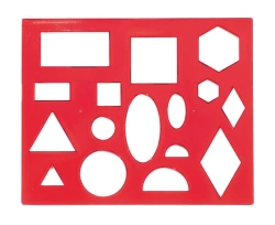 Geometric Shapes Stencil No. 1