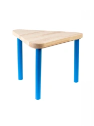 Children's Triangular Table 460mm / Blue
