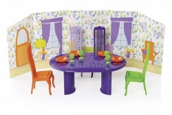 Dining Room Interior Set for Dolls