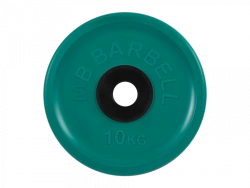 Rubberized Disk Euro-Classic 10 kg Green, 51 mm