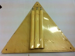 Wooden Rack for Storing Round Pallets