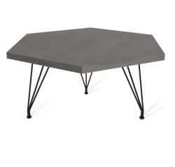 Hexagon Coffee Table SHT-TU29/H36/TT20 with LDF, 70 cm