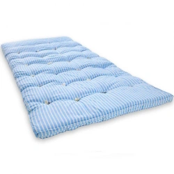 Cotton-Filled Non-Spring Mattress with Synthetic Fabric Cover