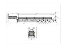 Semi-Trailer 98132V with Loading Space Framework