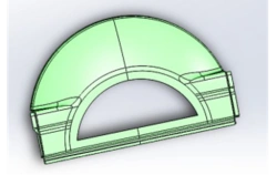 Front Left Arch Trim Made of Polyester Fiberglass - 5299-40-5102011