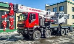 KС-65760 Truck-Mounted Crane with IVECO-AMT Chassis