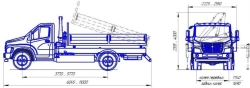 Diesel Dump Truck Over 3.5t to 12t, Type 47192, Mod 47195N