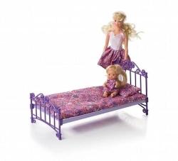 Doll Bed with Bedding for Barbie and Monster High Dolls