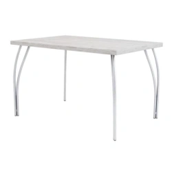 Kitchen Dining Table with Metal/Wooden Legs